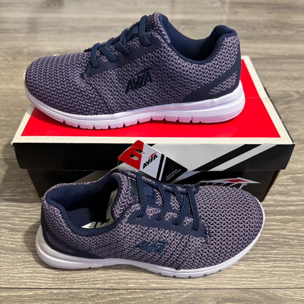 Avia Avi-Solstice Women 6.5 Twilight Purple Grotto Navy Running‎ Shoes A8725WUD
